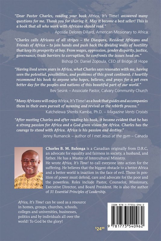Back cover with reviews, author info and promise